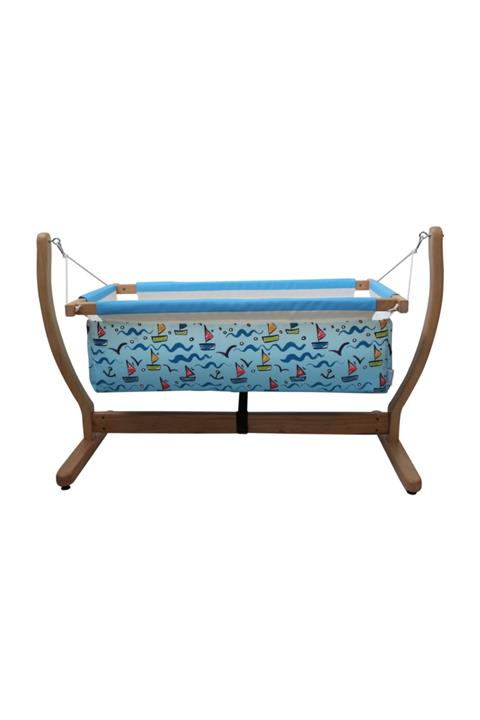 Makeart Baby %100 Doğal Ahşap Beşik Anne Yanı 00114