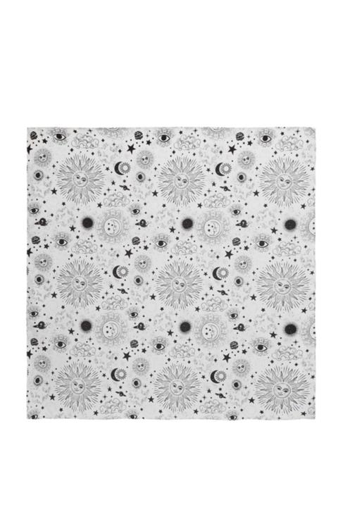 EREDUA Eclipse White Mini Bandana Fular Eşarp