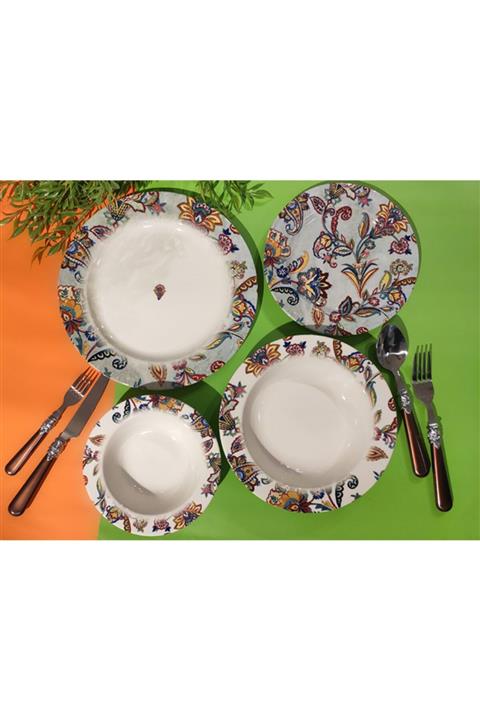 BİEV Sun Flower  Yemek Takımı 24 Parça