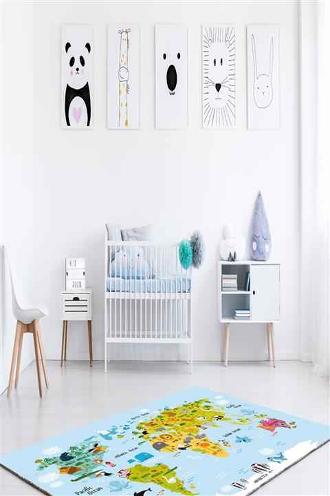 CAPPİO HALI Atlas Çocuk Halısı (Makinada Yıkanabilir) - CP729