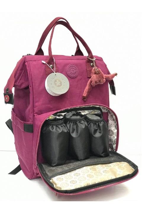 Klinkır Anne-bebek Biberon Koyma Aparatlı Puset Askı Aparatlı Sıvı Geçirmez Anne-bebek Bakım Sırt Çantası