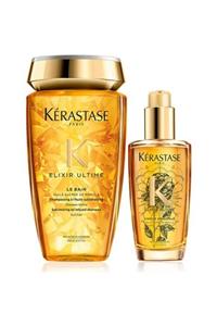 Kerastase Elixir Ultime Besleyici Şampuan 250ml+ Elixir Besleyici Bakım Yağı 100ml