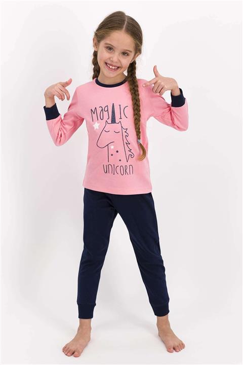 ROLY POLY Rolypoly Kız Çocuk Uzun Kol Pijama Takım Pembe