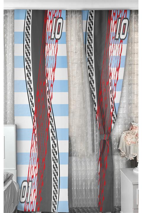 Bebişim Halı Araba Yarışı Bi47 140x200 Çocuk Odası Fon Perde