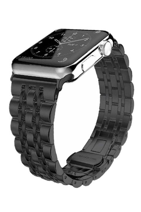 Apple Watch 1 2 3 4 5 6 Se 40 Mm Krd14 Kordon Kayış Siyah Ve Popsocket