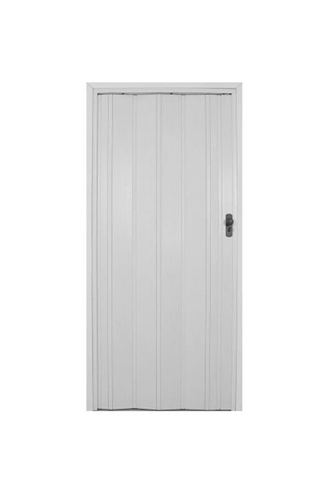 SARPAŞ Katlanır Akordiyon Pvc Tek Kapı Camsız - 72x221 - Beyaz 12 Mm