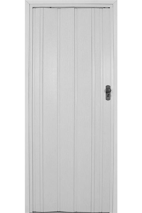 DEKORAKS Akordeon Kapı, Akağaç Ahşap Desenli, 87x215cm