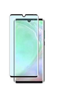 Microcase Huawei P30 Pro 3d Kavisli Tam Kaplayan Polymer Nano Ekran Koruma  Siyah