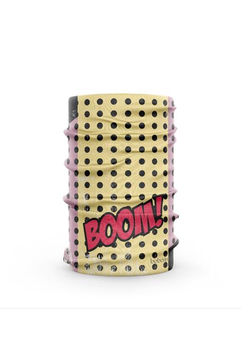 bobaringa Renkli Retro Desenli Boyunluk