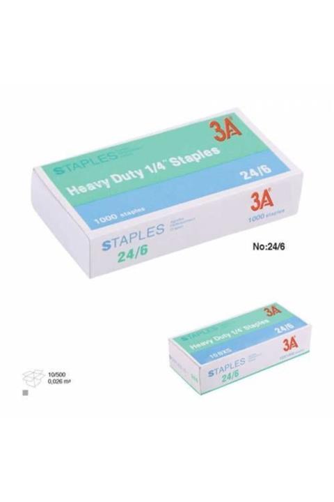 Lider Zımba Teli Orta Boy 24-6, Beyaz 10 Lu Paket Ücretsiz Kargo