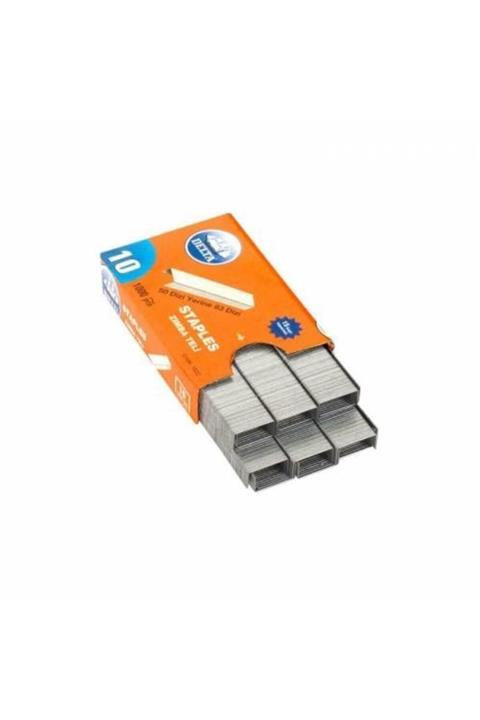 Delta No 10 Zımba Teli Beyaz - 1000'lik -10 Kutu