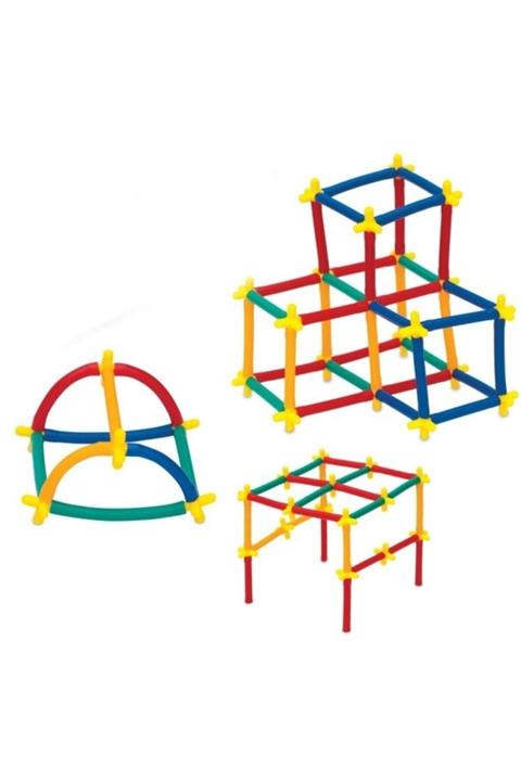 Burnis Toy Toys Dede Süper Bambu Çubukları 200 Parça Fırsat