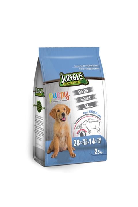Jungle Yavru Puppy Kuzu Etli Köpek Maması 2.5 Kg Skt:04/23