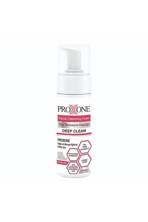 proXone Unisex Yağlı Ve Akneye Eğilimli Ciltler İçin Yıkama Köpüğü 150 ml