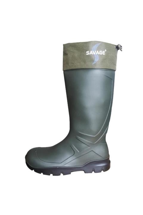 SAVAGE Reçber Haki Konçlu Çizme No: 44