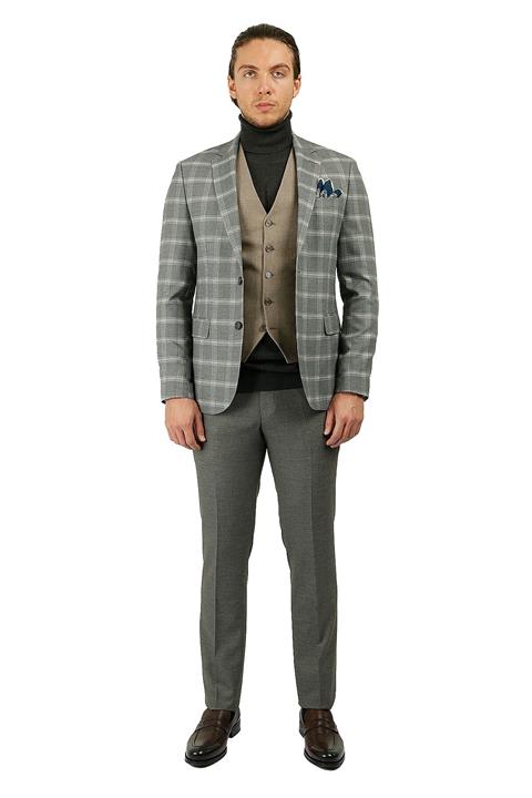 Centone Takım Elbise Yelekli Comfort Fit 20-0162