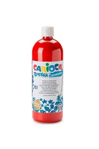 CARIOCA Tempera Kırmızı 1000 ml Süper Yıkanabilir Guaj Boya Ko030/08