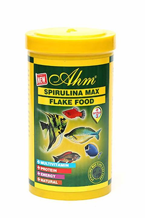Ahm Spirulina Max Flake Food Balık Yemi 1000 Ml