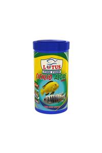 Lotus Cichlid Algae 1000 Ml Bitkisel Alg Omega3 400 Gr Balık Yemi