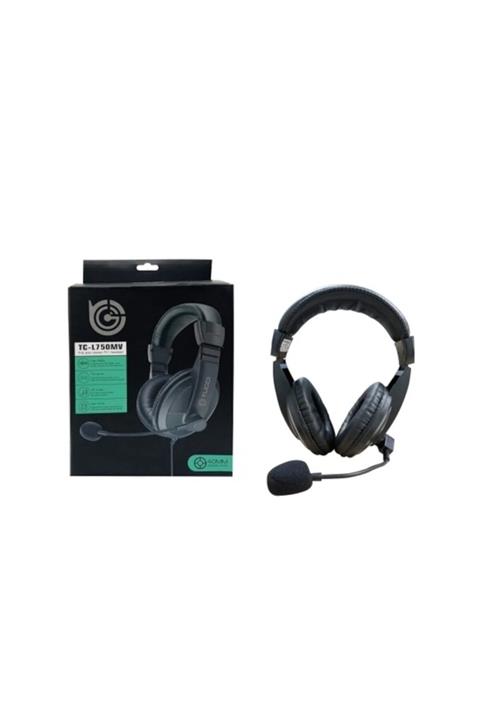 Platoon Kulaküstü Siyah Mikrofonlu Pc Kulaklık Pl-2363