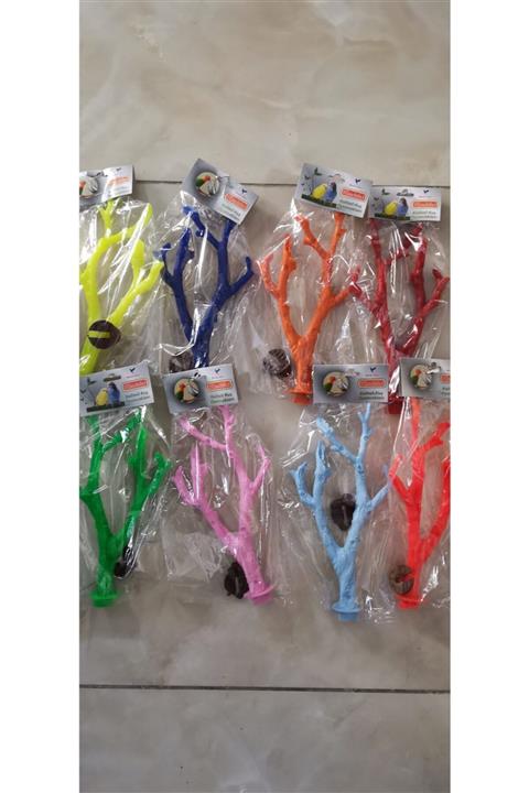 HOBİ Pet Kuş Ağaç Dalı Standı Raf