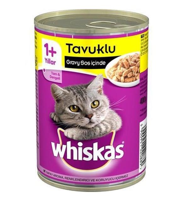 Whiskas Tavuk Etli Kedi Konservesi 400 gr