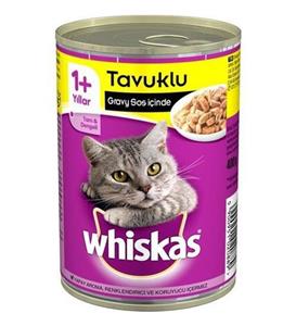 Whiskas Tavuk Etli Kedi Konservesi 400 gr