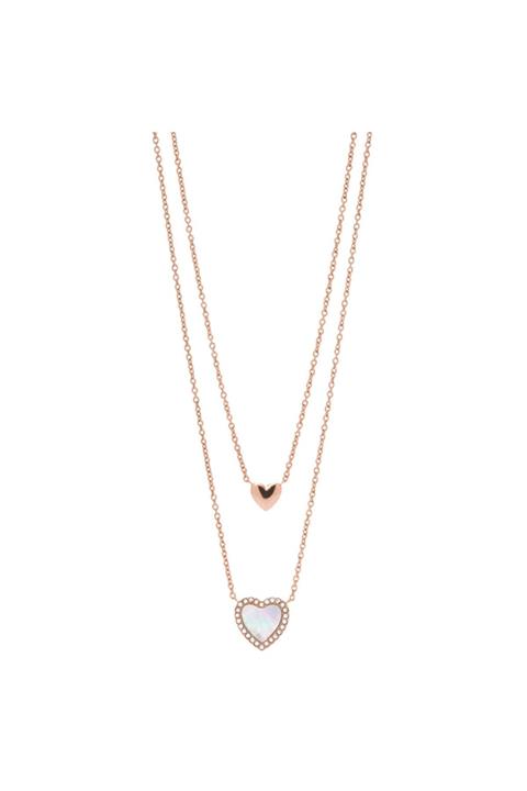 Fossil Jf03459-791 Kalpli Bayan Kolye