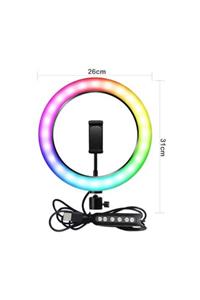 zore Rgb Mj-33 Işıklı Telefon Tutucu Ring Light