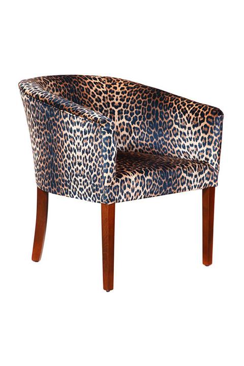 3A Mobilya Leopar Oval Berjer 70x69x68 CM