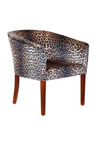 3A Mobilya Leopar Oval Berjer 70x69x68 CM