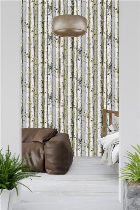 İnci Concept Kavak Ağacı Desenli Duvar Kağıdı