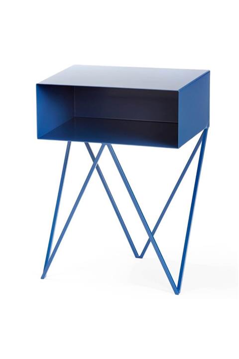 KÜTÜKhouse Metal Yan Sehpa Mavi