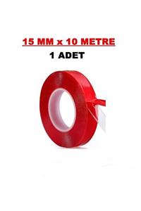 Sentinel Şeffaf Slikonlu Çift Taraflı Bant 15 Mm X 10 Metre ( 1 Adet )