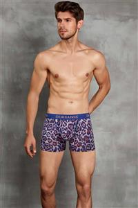 Doreanse Mor Leopar Desenli Erkek Boxer