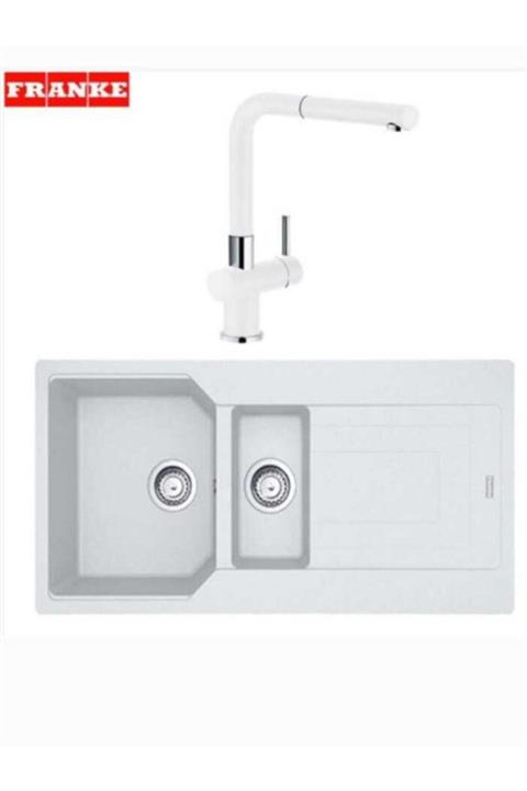 Franke Urban Ubg 651 Bianco Granit Evye Bianco Armatür Seti