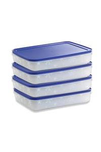 Tupperware Alaska Buzdolabı Saklama Kabı Lacivert Kapak( 4 X 2.25 Lt )