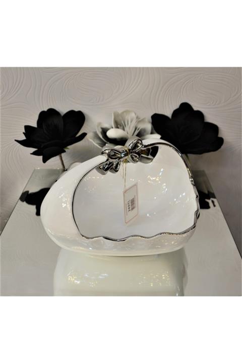 Riva Porselen Seramik Sepet Şekerlik