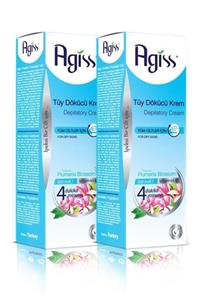 AGISS Tüy Dökücü Krem - Tüm Ciltler Için 100 ml X2