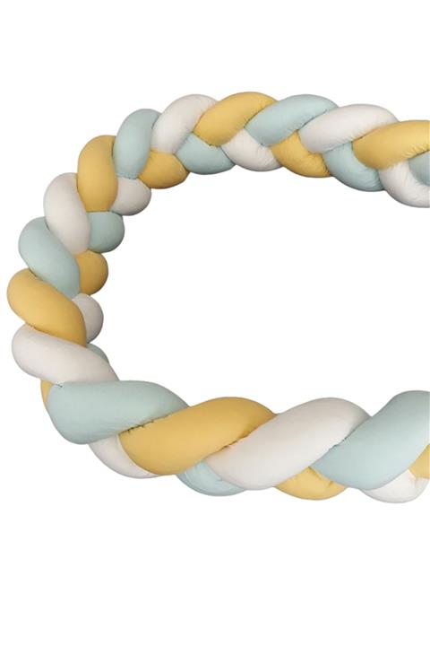 HUZURLUBEBEKLER 380 Cm Örgü Yan Koruyucu Yastık