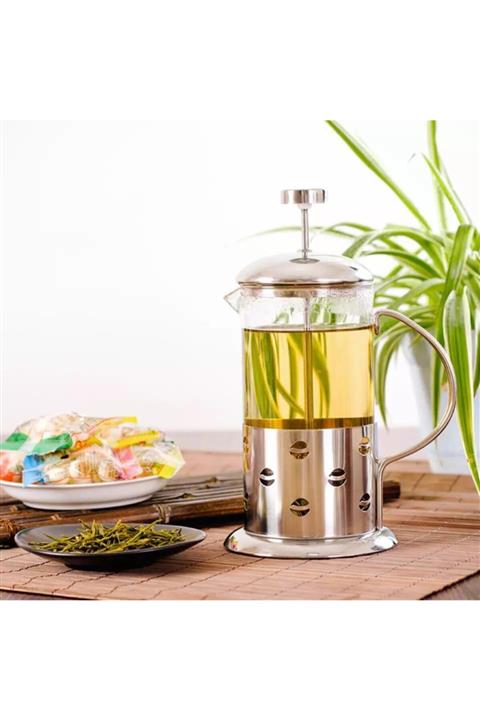 Vadi Lüx Bitki Çayı Demleme Demliği 350 Ml Çay Potu - French Press