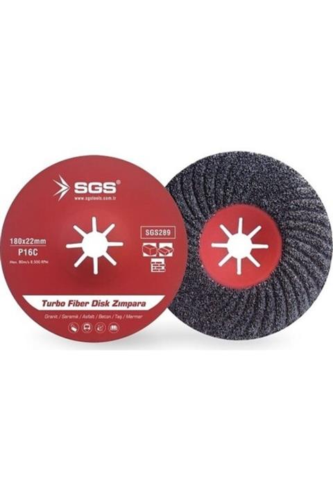 SGS Öztürk Sgs Turbo Fiber Disk Zımpara 115mm Sgs288 (1 Adet)