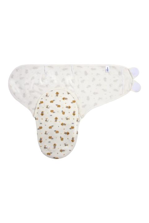 Sevi Bebe Interlok Bebe Kundak Eşek Inek Desen