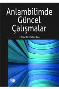 Anı Yayıncılık Anlambilimde Güncel Çalışmalar