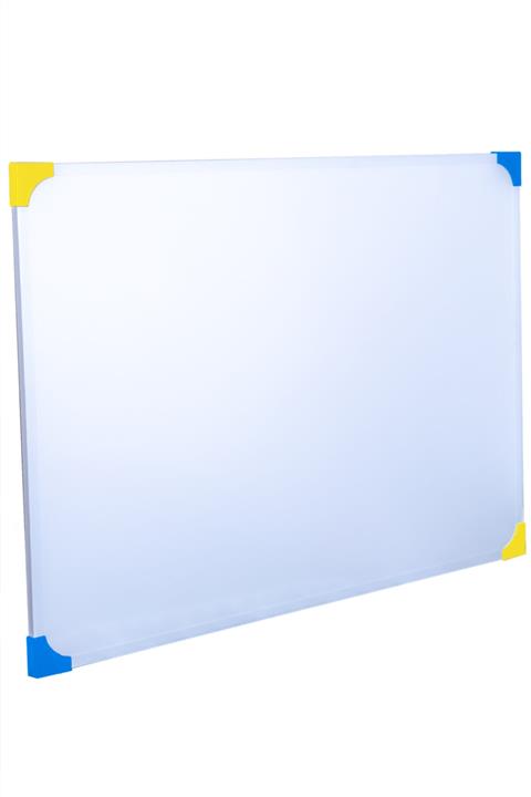 Neon Sarı - Lacivert Köşeli Yazı Tahtası 55x85