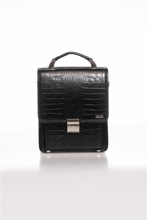 Grande Gr4169 Kroko Siyah Erkek Evrak Çantası
