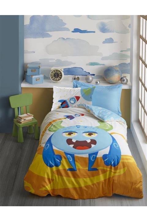 Cotton Box Emh Giant Mavi Ranforce Genç Nevresim Takımı