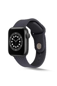 Apple Watch 1 2 3 4 5 6 Se Nike Uyumlu Kordon 40mm 7 Kademeli Hasır Örgü Krd-37