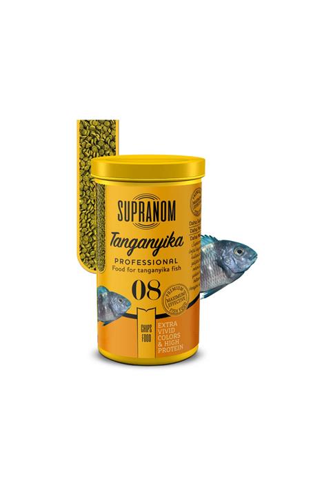 Supranom Tanganyika Balık Yemi Chips Food 250ml (08)