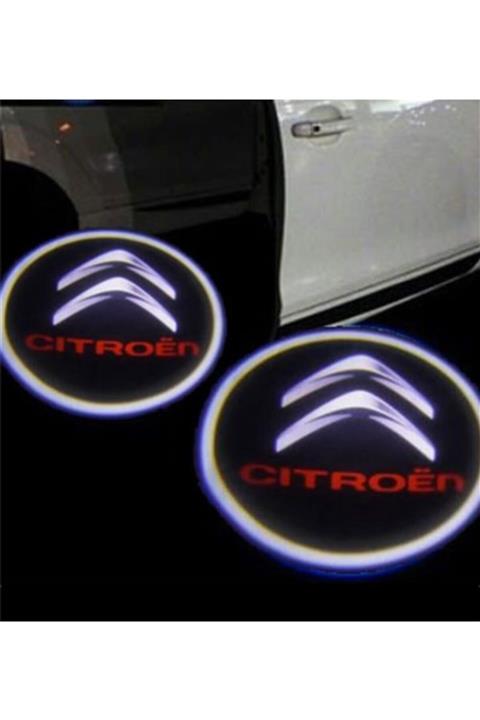 BsElektronik Citroen Pilli Kapı Altı Hayalet Logo - Yapışkanlı Pilli